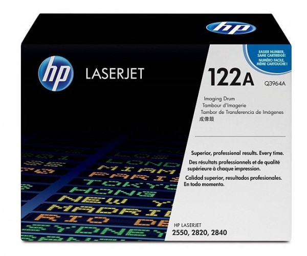 Фотобарабан HP Q3964A (122A) оригинальный для принтера HP Color LJ 2550L/ 2550LN/ 2550N/ 2800/ 2820/ 2840,  20000 страниц