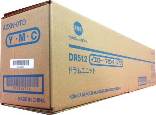 Фотобарабан Konica-Minolta DR-512 (A2XN0TD) Y/M/C оригинальный для принтера Konica-Minolta bizhub 224/ 284/ 284e/ 364/ 364e/ 454e/ 554e/ C224/ C224e/ C284/ C284e/ C364/ C454e/ C554e, цветной, 95000 стр