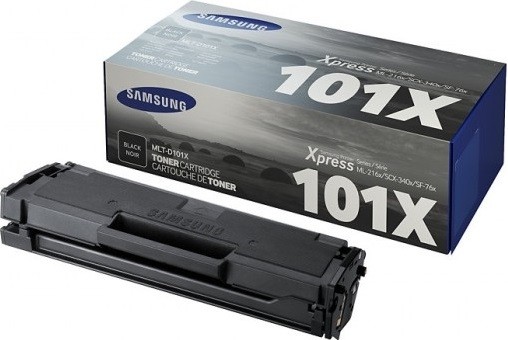 Картридж Samsung MLT-D101X (SU707A) оригинальный для принтера Samsung ML-2160/ ML-2165/ SCX-3400/ SCX-3405/ SCX-3407, черный, (700 стр.)