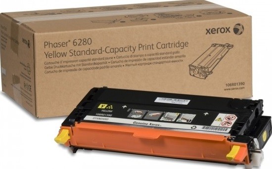 Картридж Xerox 106R01390 оригинальный для Xerox Phaser 6280, yellow, (2200 страниц)