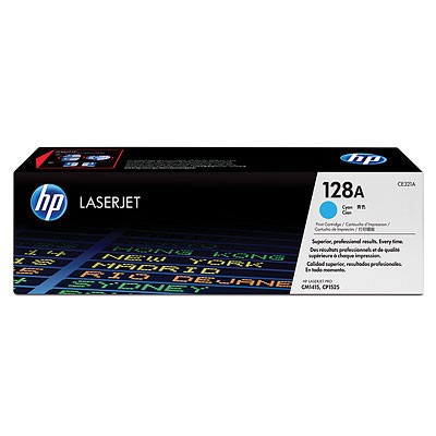 Картридж HP CE321A (128A) оригинальный для принтера HP Color LaserJet Pro CP1525N/ CP1525NW/ CM1415 mfp cyan, 1300 страниц