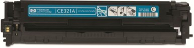 Картридж HP CE321A (128A) оригинальный для принтера HP Color LaserJet Pro CP1525N/ CP1525NW/ CM1415 mfp cyan, 1300 страниц