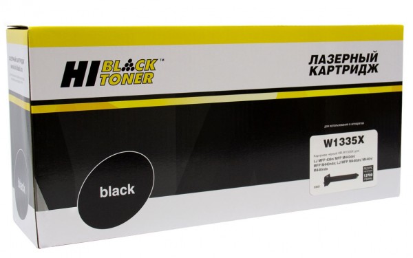 Тонер-картридж Hi-Black (HB-W1335X) для HP LaserJet M438/ M442/ M443, 13,7K