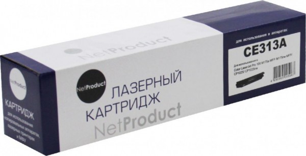 Тонер-картридж NetProduct (N-CE313A) для HP CLJ CP1025/ 1025nw/ Pro M175, M, 1K