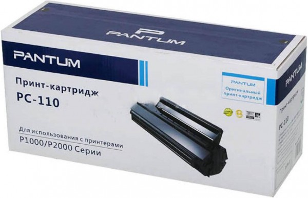 Картридж Pantum PC-110 оригинальный для Pantum P2000/ P2050/ M5000/ M5005/ M6000/ M6006, 1500 стр.