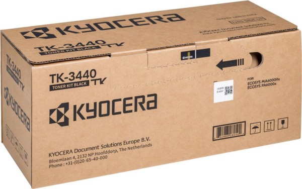 Картридж Kyocera TK-3440 (1T0C0T0NL0) оригинальный для Kyocera ECOSYS MA6000ifx/ PA6000x, 40000 стр.