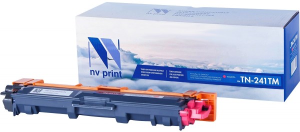 Картридж NVP совместимый NV- TN-241T Magenta для Brother HL-3140CW/ 3150CDW/ 3170CDW/ DCP-9020CDW/ MFC-9140CDN/ 9330CDW/ 9340CDW (1400k)