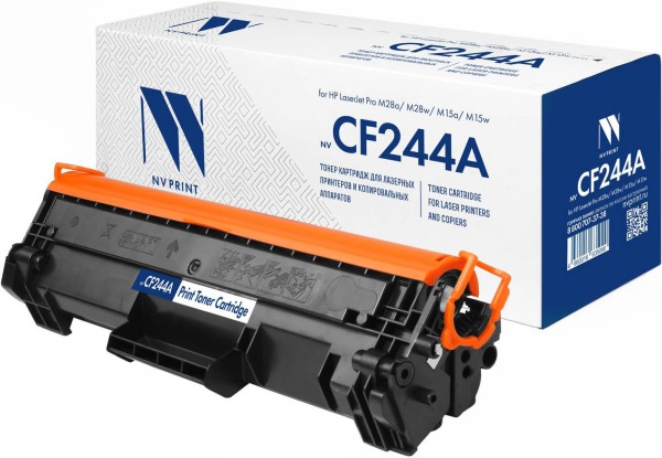 Картридж NVP CF244A (NV-CF244A) для HP LaserJet Pro M15a/ M15w/ M16MFP/ M28a/ M28w/ M29 (1000k)