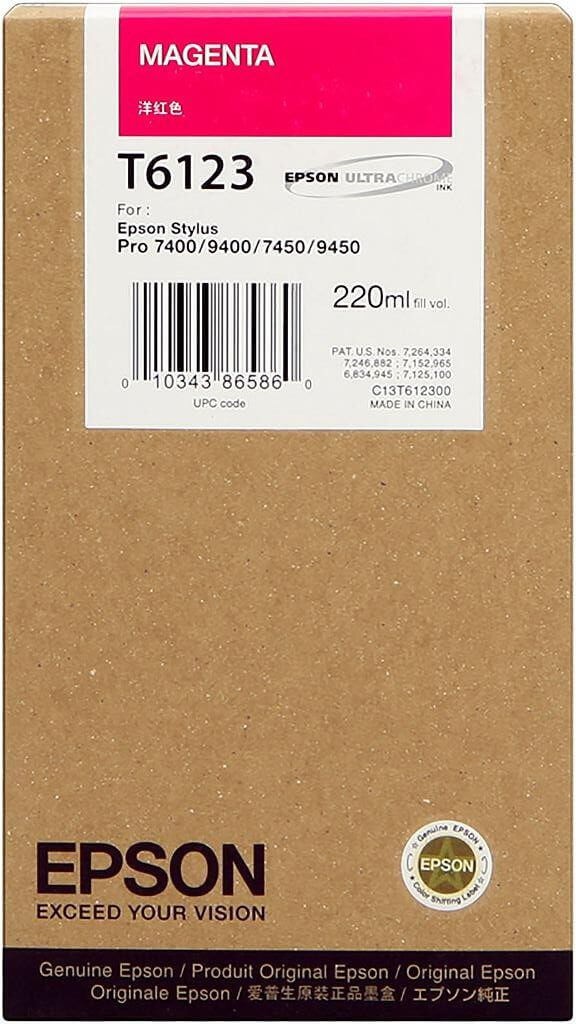T6123/ C13T612300 Картридж Epson для Stylus Pro 7450/9450 220ml Magenta