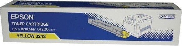 C13S050242 оригинальный картридж Epson для принтера Epson C4200 AcuLaser yellow