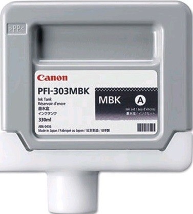 2957B001 Canon PFI-303MBK IPF810/IPF815/IPF820/IPF825 MATTE BLACK (МАТОВЫЙ ЧЕРНЫЙ) PFI-303MBK