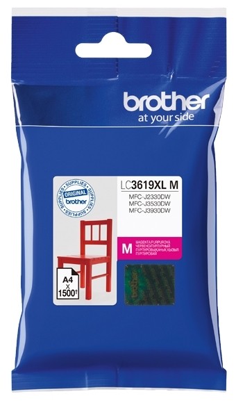 Картридж Brother LC-3619XLM (LC3619XLM) оригинальный для Brother MFC-J3530/ MFC-J3930, пурпурный, 1500 стр.