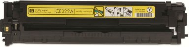 Картридж HP CE322A (128A) оригинальный для принтера HP Color LaserJet Pro CP1525N/ CP1525NW/ CM1415 mfp yellow, 1300 страниц