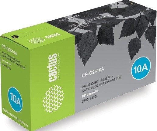 Картридж Cactus Q2610A (CS-Q2610A) для принтеров HP LaserJet 2300/ 2300L черный 6000 страниц