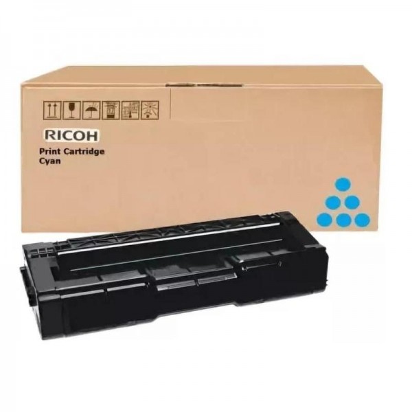 Картридж Ricoh SP C340E (407900) оригинальный для Ricoh Aficio SP C340, голубой, 3800 стр.