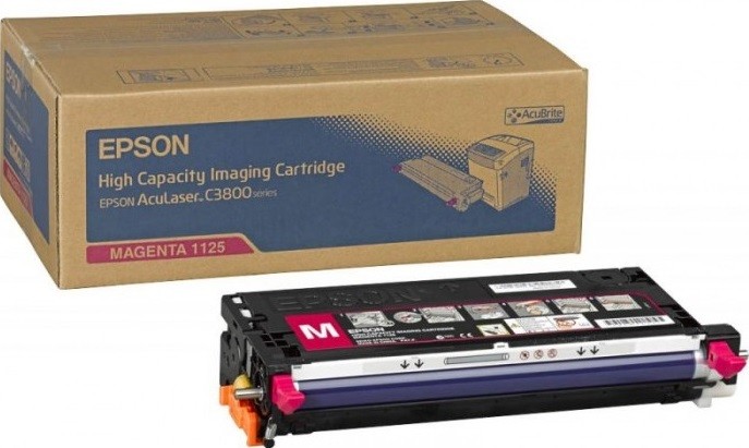 C13S051125 оригинальный картридж Epson для принтера Epson C3800 AcuLaser magenta 2к