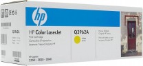 Картридж HP Q3962A (122A) оригинальный для принтера HP Color LJ 2550L/ 2550LN/ 2550N/ 2800/ 2820/ 2840 yellow, 4000 страниц