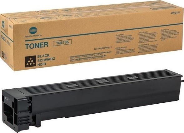 Картридж Konica-Minolta TN-613K оригинальный для принтера Konica-Minolta bizhub C452/ C552/ C652, чёрный, 45000 стр.