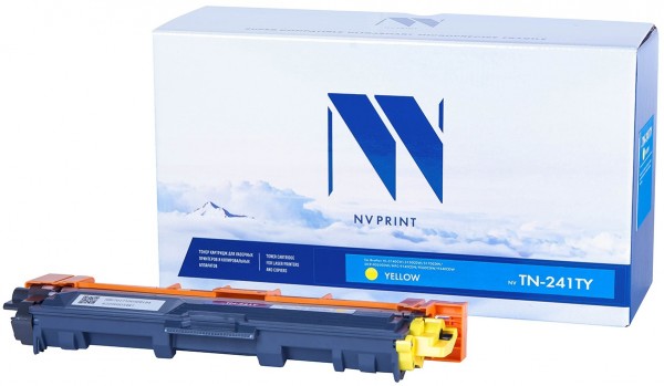 Картридж NVP совместимый NV- TN-241T Yellow для Brother HL-3140CW/ 3150CDW/ 3170CDW/ DCP-9020CDW/ MFC-9140CDN/ 9330CDW/ 9340CDW (1400k)