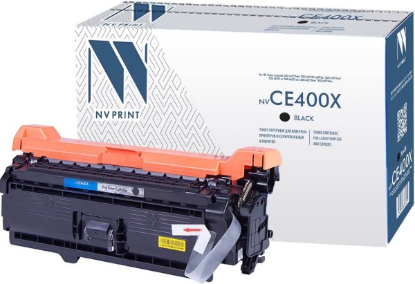 Картридж NV Print CE400X Black для принтеров HP CLJ Color M551 (11000k)