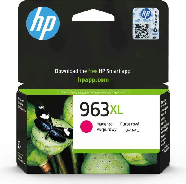 Картридж HP №963XL (3JA28AE) Magenta оригинальный для HP OfficeJet Pro 901x/ 902x, пурпурный, увеличенный, 1600 стр.