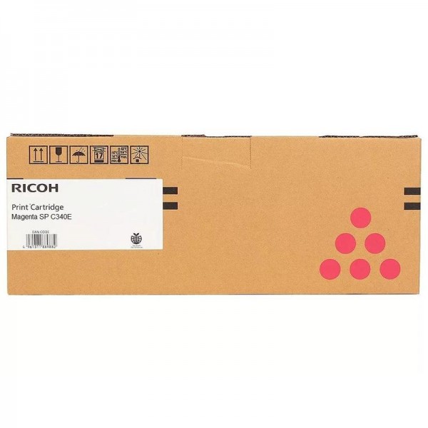 Картридж Ricoh SP C340E (407901) оригинальный для Ricoh Aficio SP C340, пурпурный, 3800 стр.