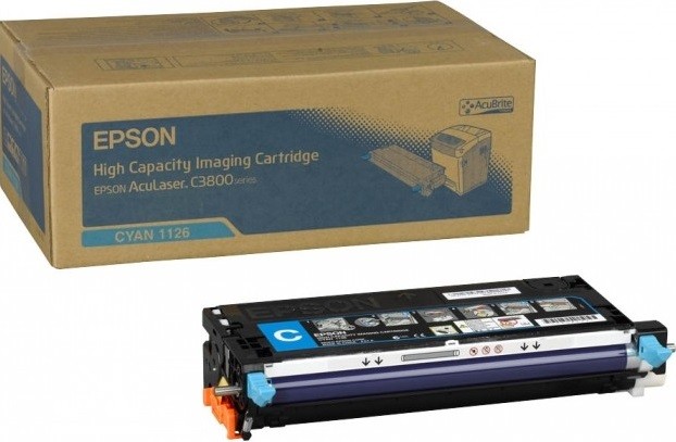 C13S051126 оригинальный картридж Epson для принтера Epson C3800 AcuLaser cyan 2к