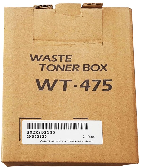 Бункер отработанного тонера Kyocera WT-475 (302K393130) оригинальный для принтера Kyocera FS-6025MFP/B/ FS-6025MFP/ FS-6030MFP/ FS-6525MFP/ FS-6530MFP, TASKalfa 3010i/ TASKalfa 3510i