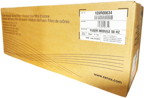 Фьюзер Xerox 109R00634/ 109R634 оригинальный для Xerox WorkCentre Pro 35/ 45/ 55, WorkCentre 5030/ 5050/ M35/ M45/ M55, CopyCentre C35/ C45/ C55, DocumentCentre 535/ 545/ 555, 250000 стр.