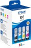 Набор чернил Epson C13T00S64A (103 Multipack CMY+Bk) EcoTank оригинальный для Epson L3100/ L3101/ L3110/ L3150, 4 цвета