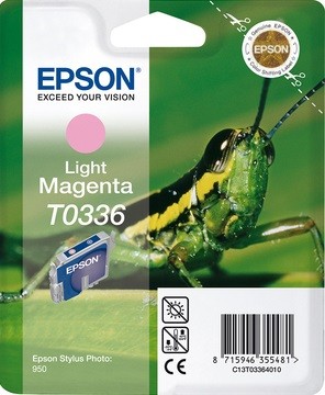 C13T03364010 Картридж Epson T0336 для Stylus Photo 950 (light magenta) Ресурс 440 стр.