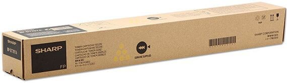 Картридж Sharp BP-GT70YA/ BPGT70YA оригинальный для Sharp BP50Cxx/ BP55C/ BP60Cxx/ BP70Cxx, жёлтый, 24000 стр.