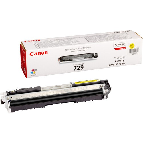 Картридж Canon 729Y 4367B002 оригинальный для принтера Canon i-SENSYS LBP7010C, LBP7018C yellow, (1000 страниц)