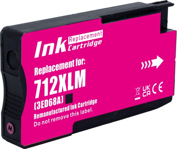 Картридж NV Print №712 (NV-3ED68A) Magenta для HP DesignJet T210/ T630, пурпурный, 29 мл