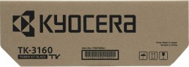 Картридж Kyocera TK-3160 (1T02T90NL0) оригинальный для Kyocera Ecosys P3045dn/ P3050dn/ P3055dn/ P3060dn/ P3150dn/ P3155dn/ P3260dn/ M3860idn, 12500 страниц