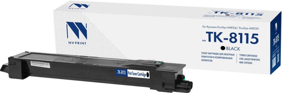 Картридж NV Print TK-8115K (NV-TK8115Bk) Black для Kyocera Ecosys M8124/ EcoSys M8130, чёрный, 12000 стр.