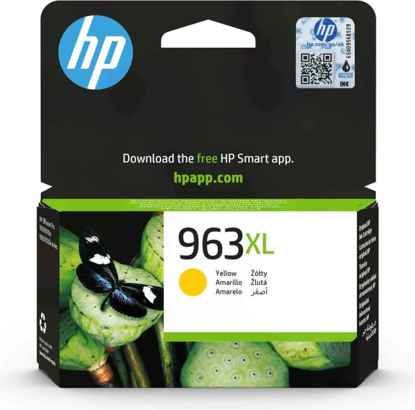 Картридж HP №963XL (3JA29AE) Yellow оригинальный для HP OfficeJet Pro 901x/ 902x, жёлтый, увеличенный, 1600 стр.