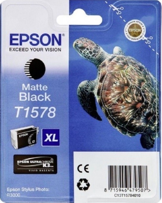 C13T15784010 Картридж Epson для Stylus Photo R3000 (Matte Black) (cons ink)