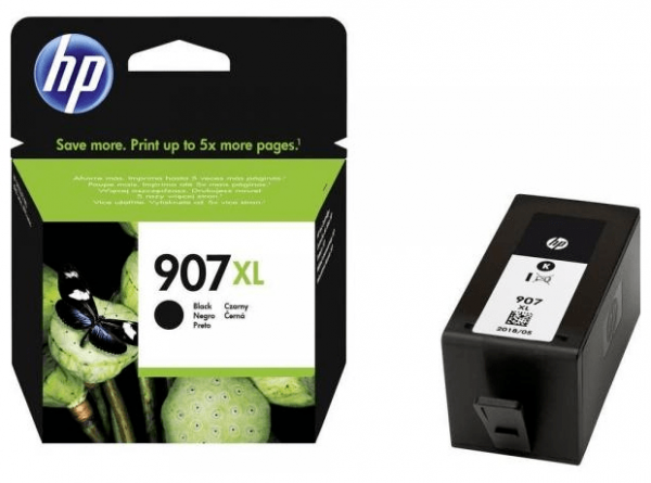 Картридж оригинальный HP 907XL (T6M19AE) для OJP 6960/6970, черный, 1500 стр.