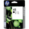 Картридж HP №45 (51645AE) Black оригинальный для HP DJ 8xxc/1600, чёрный, 42ml