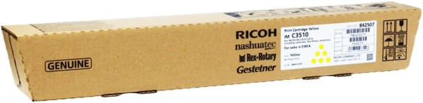 Картридж Ricoh IM C3510 (842507) оригинальный для Ricoh IM C3510/ C3010, жёлтый, 28000 стр.