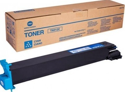 Картридж Konica-Minolta TN-312C (8938708) оригинальный для принтера Konica-Minolta bizhub C300/ C352, голубой, 12000 стр.