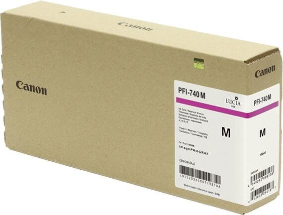 Картридж Canon PFI-740M 4771C001 оригинальный для Canon ImagePrograf TZ-30000/ TZ-32000, пурпурный (magenta), 700 мл
