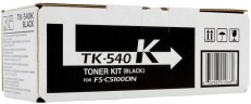 Картридж Kyocera TK-540K (1T02HL0EU0) оригинальный для принтера Kyocera FS-C5100DN black, 5000 страниц
