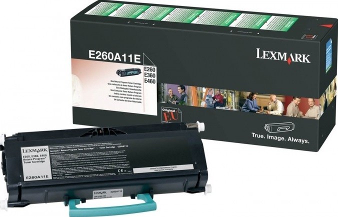 Картридж Lexmark E260A11E оригинальный для Lexmark E260/ E360/ E460/ E462, Return Program, black, 3500 стр.