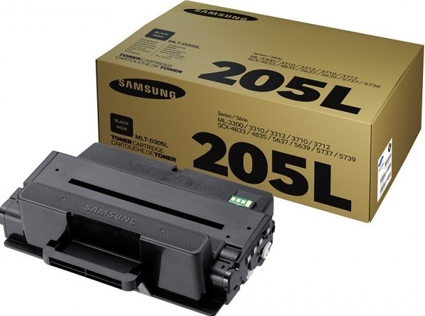 Картридж Samsung MLT-D205L (SU965A) оригинальный для принтера Samsung ML-3310/ 3710, SCX-5637/ 4833, черный, (5000 стр.)