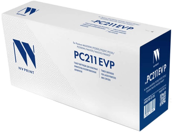 Картридж NV Print PC-211EVP (NV-PC211EVP) для Pantum M6500W/ P2200/ P2207/ P2507/ P2500W/ M6500/ M6550/ M6607, 1600 стр.