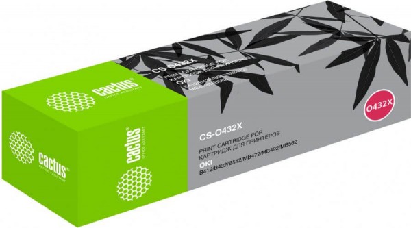 Картридж Cactus 45807120 (CS-O432X) для принтеров Oki B432/ MB492 черный 7000 страниц