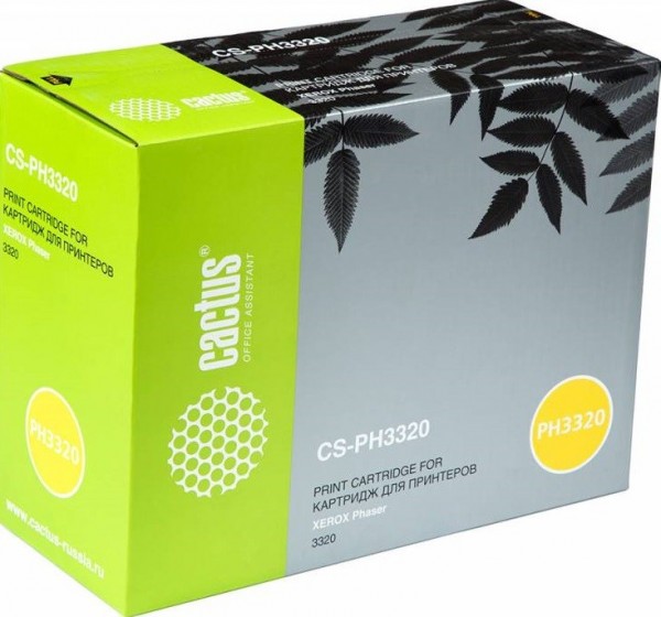 Картридж Cactus 106R02304 (CS-PH3320) для принтеров Xerox Phaser 3320/ 3320DNI, черный, 5000 страниц