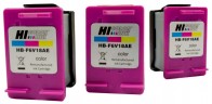 Набор Hi-Black (F6V18AE) №123 (1 адапт. картридж+ 3 сменных чернильницы) для HP DJ2130, Color